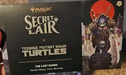 Secret Lair x Teenage Mutant Ninja Turtles The Last Ronin FOIL Sealed MTG - Image 1