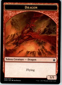 Dragon Token (006) - Commander Anthology - 6 - Normal NM - Image 1