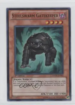 SR - Steelswarm Gatekeeper 1st Ed. YuGiOh Hidden Arsenal 5: Invasion #HA05-EN045 - Image 1