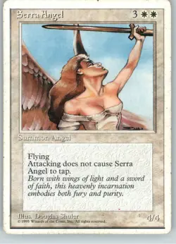 Serra Angel - Fourth Edition - HP - Magic MtG - Image 1