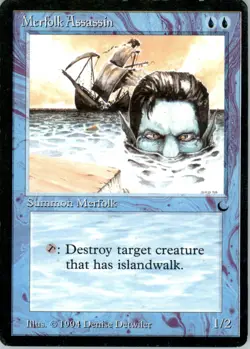 Merfolk Assassin - The Dark - MP - Magic the Gathering - Image 1