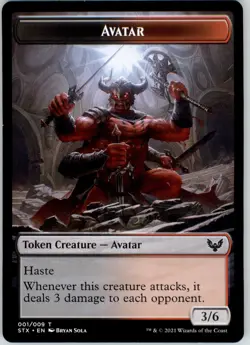 Avatar Token - Strixhaven: School of Mages - 1 - NM - Image 1