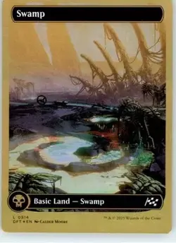 Swamp (0514) (First-Place Foil) - Aetherdrift - 514 - Foil NM - Image 1