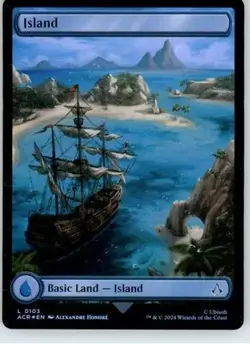 Island (0103) - Universes Beyond: Assassin's Creed - 103 - Foil NM - Image 1