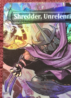 Shredder, Unrelenting (Borderless) Teenage Mutant Ninja Turtles Foil 0210 MINT - Image 2