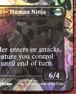 Shredder, Unrelenting (Borderless) Teenage Mutant Ninja Turtles Foil 0210 MINT - Image 4