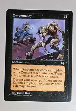 Magic the Gathering * MTG * 1 X Sacromancy * Tempest * LP - Image 1