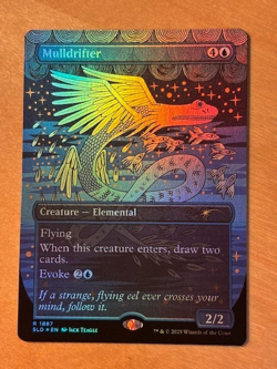 MTG Magic the Gathering Mulldrifter Rainbow Foil Secret Lair Drop Series NM - Image 1