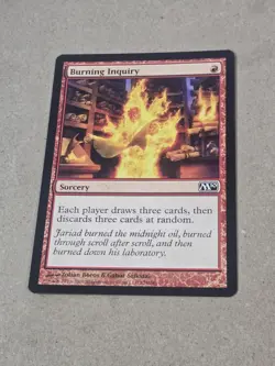 MTG Burning Inquiry LP Magic 2010 M10 - Image 1