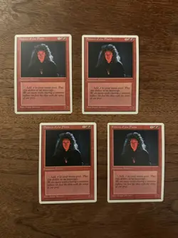 Sisters of the Flame 4x NM+ NEVER PLAYED MTG Fourth 4th Ed. Magic FAST SHIPPING - Image 1