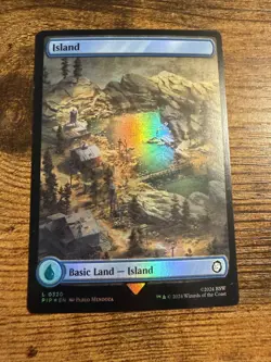 MTG Magic The Gathering PIP FOIL Island - Image 1