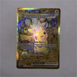 Pikachu ex 247/191 SV08 Surging Sparks Hyper Rare Holo Full Art EX Pokemon Card - Image 1