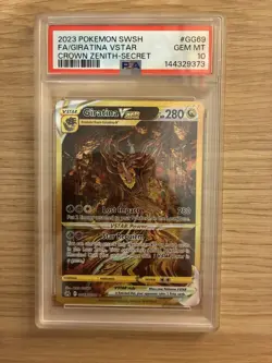 2023 PSA 10 FA Giratina Vstar #GG69 Full Art Gold Secret Rare Pokemon SWSH CZ - Image 1