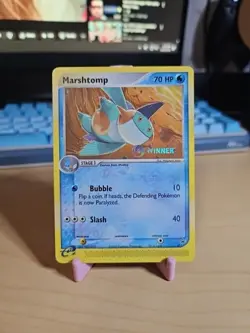 Marshtomp Winner Stamped Promo 011 Pokemon Promos (e-League) Rare Ereader - Image 1