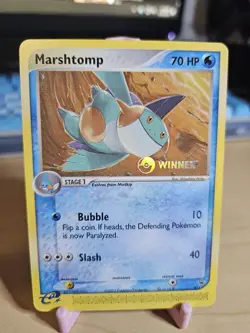 Marshtomp Winner Stamped Promo 011 Pokemon Promos (e-League) Rare Ereader - Image 2