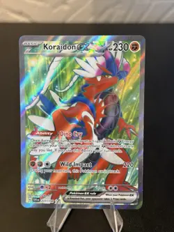 Koraidon ex 231/198 SV01: Scarlet & Violet Ultra Rare Full Art Holo Pokemon Card - Image 1
