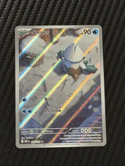 Pokemon TCG Snover 140/132 Illustration Rare IR Pokemon Mega Evolution Full Art - Image 1