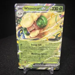 Pokemon Whimsicott EX Holo 005/086 Sv: White Flare 230HP Double Rare Stage 1 TCG - Image 1
