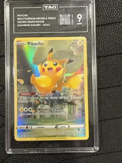2023 Pokemon SWSH Crown Zenith #GG30 Fa/Pikachu TAG 9 - Image 1