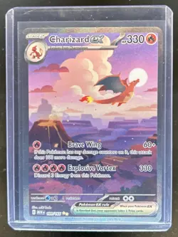 2023 Pokemon SV 151 Charizard ex #199/165 - Image 1