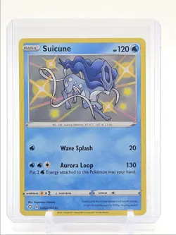 SUICUNE 2021 POKEMON SWSH SHINING FATES SHINY RARE SV022/SV122 Q1282 - Image 1