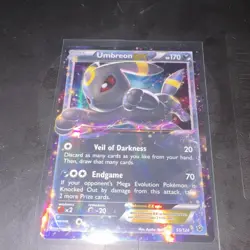 Pokemon Umbreon EX 55/124 Fates Collide Ultra Rare Holo Basic 170 HP - Image 1