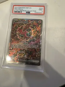 2025 POKEMON MEP EN-ME BLACK STAR PROMO #024 ORICORIO EX PSA 9 - Image 1