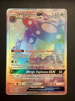 Pokemon Vileplume GX Secret Rare 250/236 Sm-Cosmic Eclipse Holo Mint - Image 1
