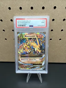 2016 POKEMON XY EVOLUTIONS #13/108 M CHARIZARD EX PSA 9 - Image 1