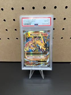 Pokemon TCG XY Evolutions 2016 M Charizard EX 13/108 PSA 8 - Image 1