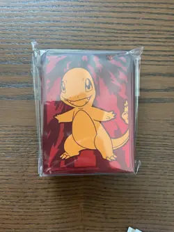 Charmander Obsidian Flames Pokemon TCG Deck SLEEVES (65Ct) Official Nintendo ETB - Image 1