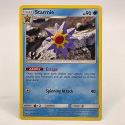 Starmie 16/111 R Crimson Invasion NM Pokemon TCG - Yuka Morii - Image 1