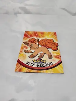 Vulpix #37 Topps Blue Label TV Animation Edition Non Holo Pokemon TCG 1999 - Image 1