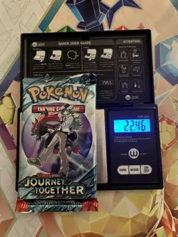 Heavy! Over 22.46 Gram Pokemon Journey Together Booster Pack Sealed - Image 1