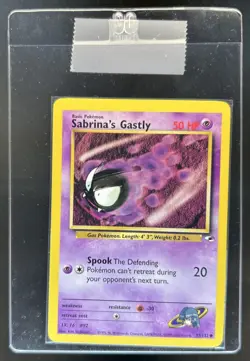2000 Pokemon Gym Heroes Sabrina's Gastly #93/132 - Image 1