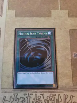 YUGIOH MYSTICAL SPACE TYPHOON NKRT-EN040 PLATINUM LIMITED ED NM - Image 1