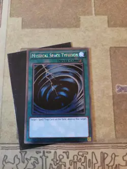 YUGIOH MYSTICAL SPACE TYPHOON NKRT-EN040 PLATINUM LIMITED ED NM - Image 2