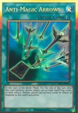 Yugioh - Anti-Magic Arrows (Premium Gold Rare) (1st Edition) - MAGO-EN043 (P) - Image 1