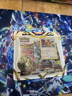 Pokemon Sword & Shield Astral Radiance 3 Pack Blister Eevee Promo New Sealed - Image 2