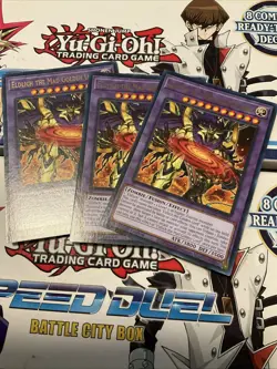 3X Eldlich the Mad Golden Lord MGED-EN123 Maximum Gold: El Dorado 1st Edition - Image 1