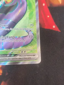 Pokemon Arbok EX Full Art Rare Holo Card 185/165 Scarlet & Violet 151 Series - Image 4