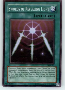 Swords of Revealing Light - The Legend of Blue Eyes White Dragon - LOB-101 - HP - Image 1