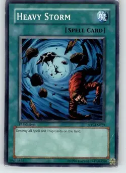 Heavy Storm - Structure Deck: Warrior's Triumph - SD5-EN023 - Heavily Played - Image 1