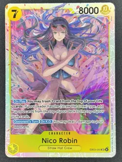 Nico Robin (055) EB03-055 Extra Booster: One Piece Heroines Edition Foil - Image 1