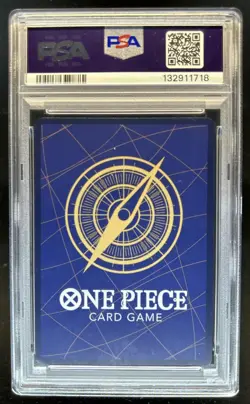 2025 One Piece Monkey.D.Luffy Secret Rare Manga Art #OP11-118 PSA 10 GEM MINT - Image 2