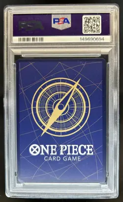2026 One Piece Azure Sea's Seven Dracule Mihawk Manga Alt Art #OP14-119 PSA 10 - Image 2