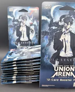 UE17BT Solo Leveling Union Arena Booster Pack Lot x12 English Bandai Sealed 🔥 - Image 1