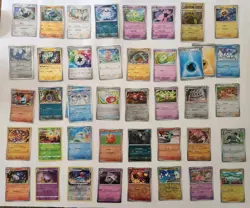 Pokemon TCG Assorted Reverse Holo Card Lot Of 42 RareU - Image 1