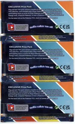 LOT OF (3) Pokemon Play Prize Pack Series One FACTORY SEALED PACKS - Image 3