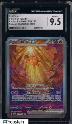 2023 Pokemon Paldea Evolved SIR #259/193 Chi-yu Ex CGC 9.5 MINT+ - Image 1